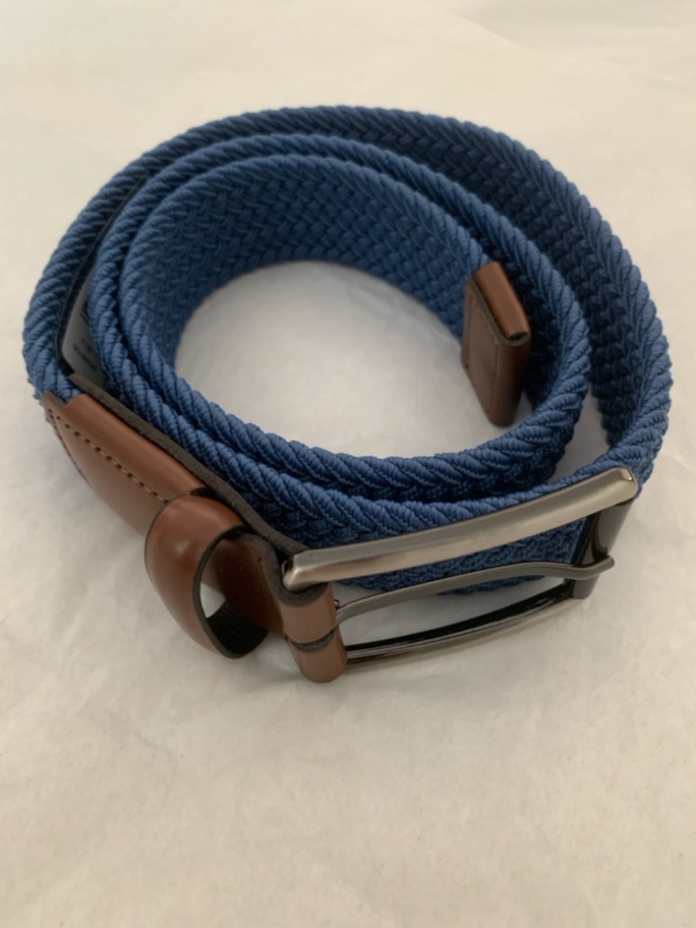 NWT Grand Slam Men’s Braided Stretch Golf Belt Blue Size 32